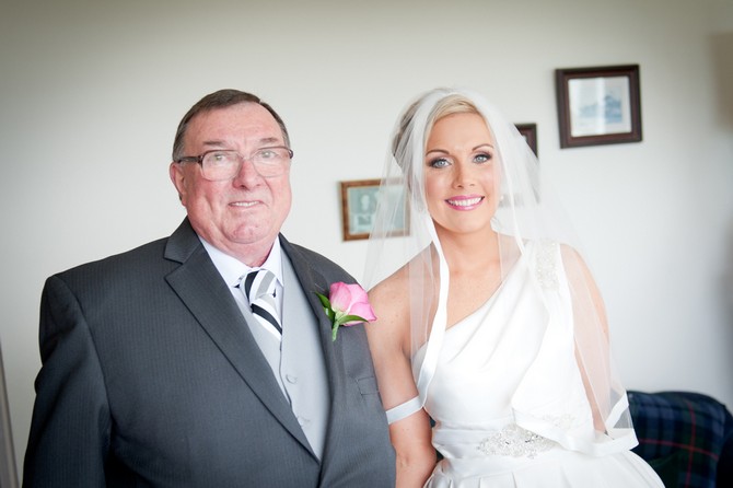 bride and father of the bride